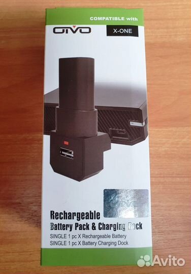 Xbox One Аккумулятор 1200 мАч c зу USB