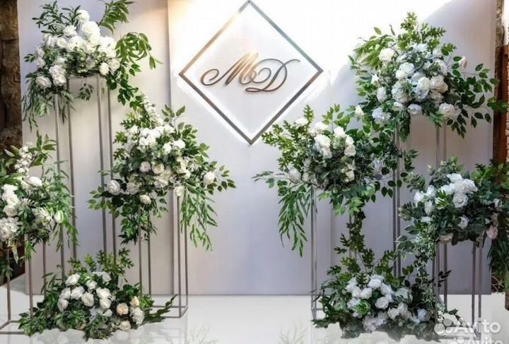 Свадебный декор фотозона