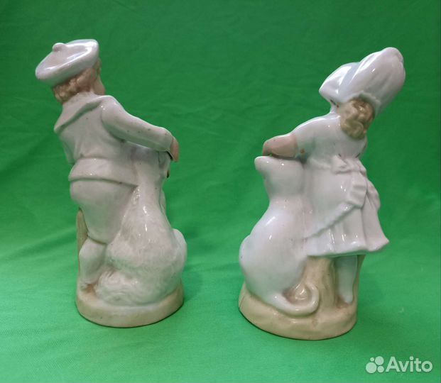 Фарфор. Статуэтки. 19 век. Викторианские фигурки