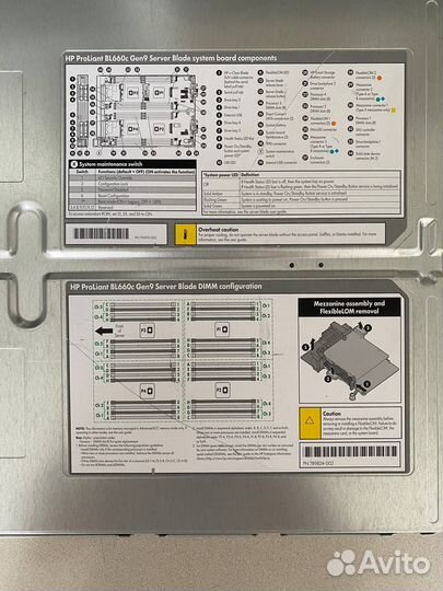 Корпус сервера HP Proliant BL660c Gen9