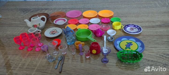 Игрушечная Мебель, посуда, продукты