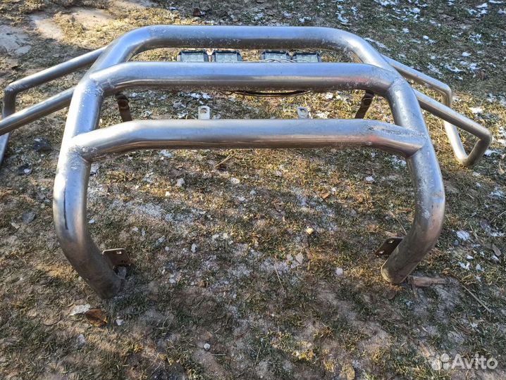 Кенгурятник с фарами на джип