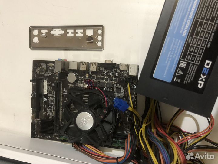 Комплект мать проц память