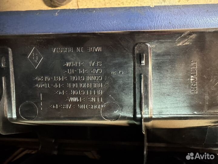 Фонарь задний правый duster 1 265500033R