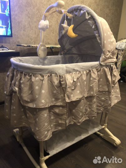 Люлька Simplicity 4030 Classic (серые звезды )