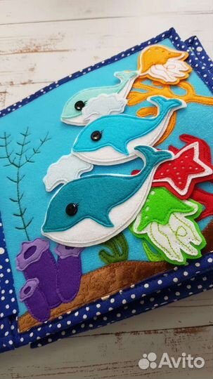 Развивающая книжка из фетра