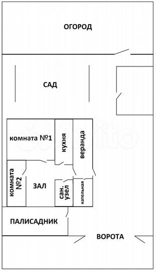 Дом 90,4 м² на участке 8 сот.