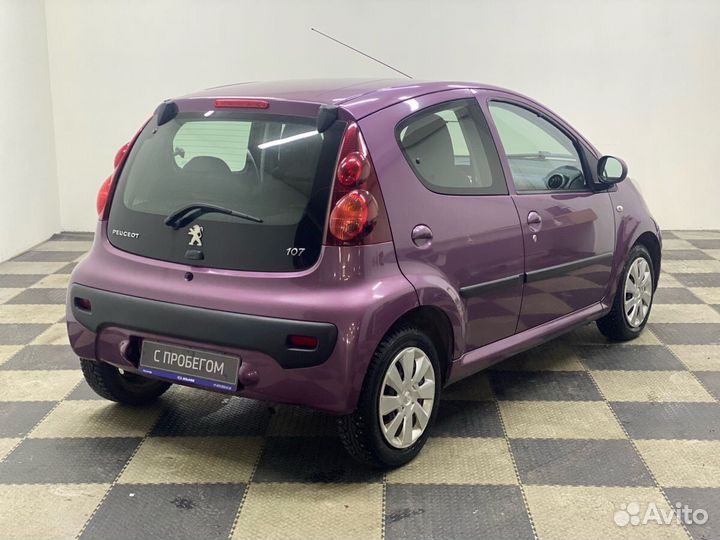 Peugeot 107 1.0 AMT, 2013, 87 100 км