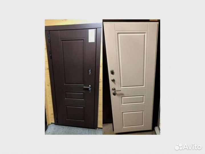 Входная дверь Урал пп с отделкой панель