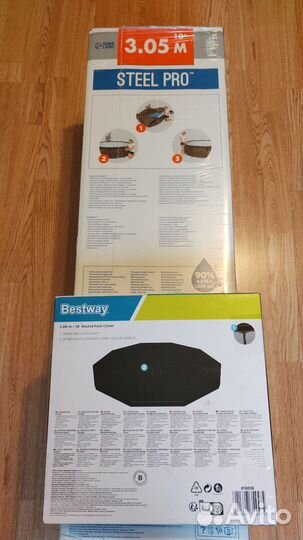 Каркасный бассейн 305/ 76+тент