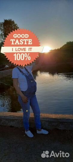 Джинсовый комбинезон женский 44-46