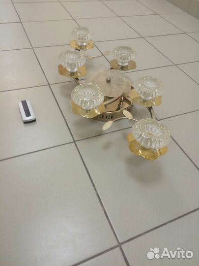 Люстра потолочная бу