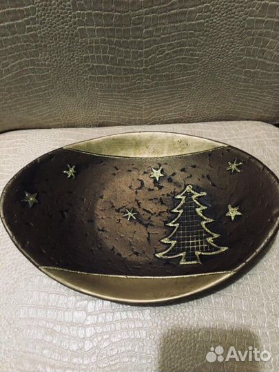 Тарелка декоративная новая