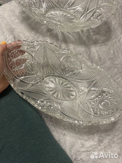 Хрустальная салатница