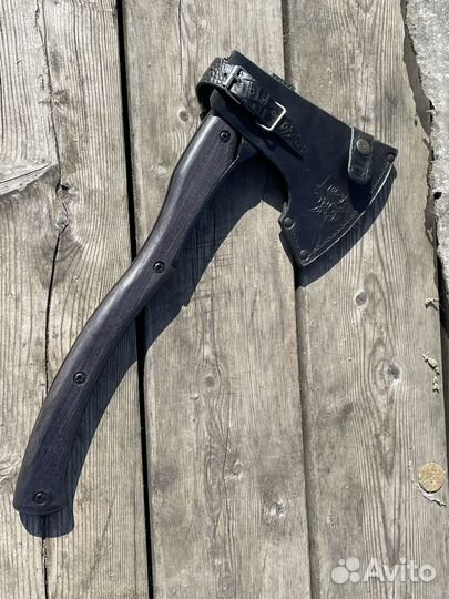 Кованый топор Варяг мощный и красивый