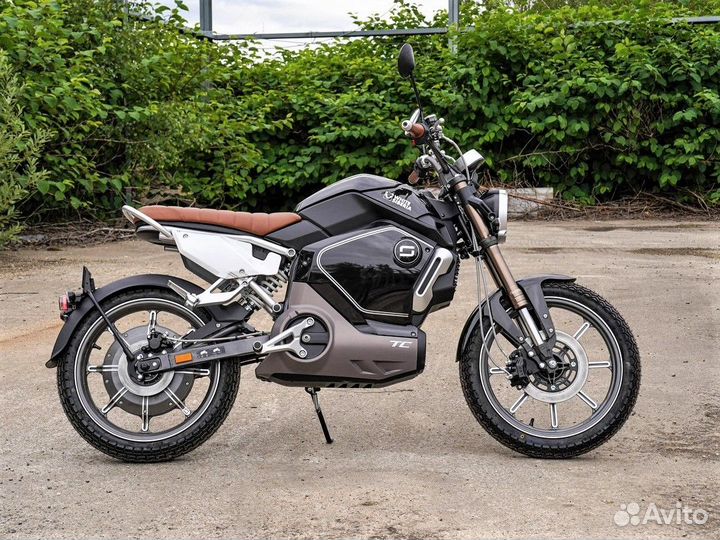 Электромотоцикл White Siberia Super Soco TC 1900w