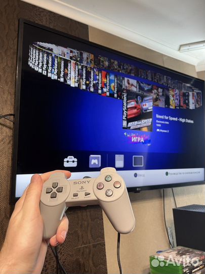 Sony playstation classic mini + прошивка/много игр