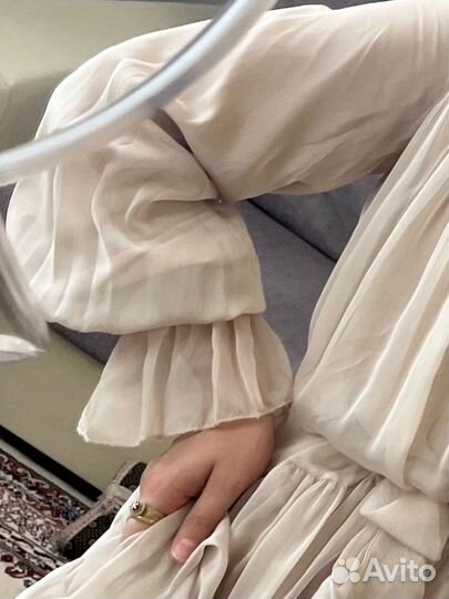 Вечернее платье в пол пышное