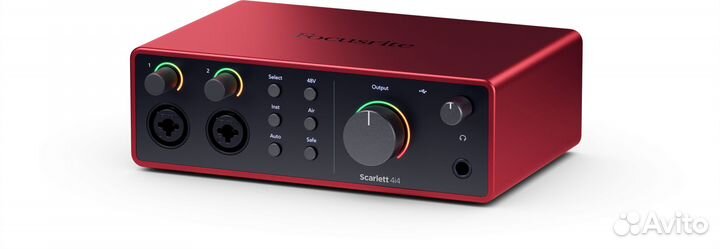 Аудиоинтерфейс USB Focusrite Scarlett 4i4 4th Gen