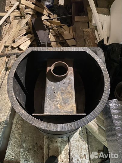 Печь банная с баком