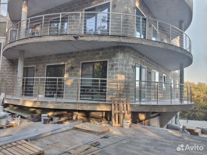 Перила, поручни из нержавеющей стали