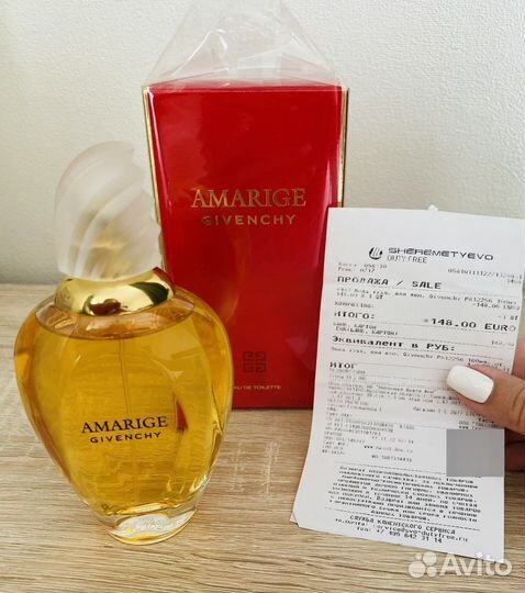 Amarige Givenchy Оригинал 100 мл edt