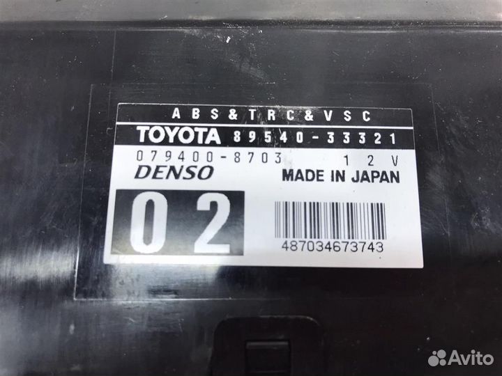 Блок управления ABS Toyota Windom (MCV30) 2004-20