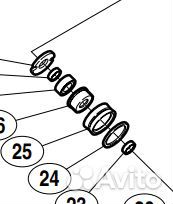 Разборной ролик л/у Shimano Stradic / Twin Power