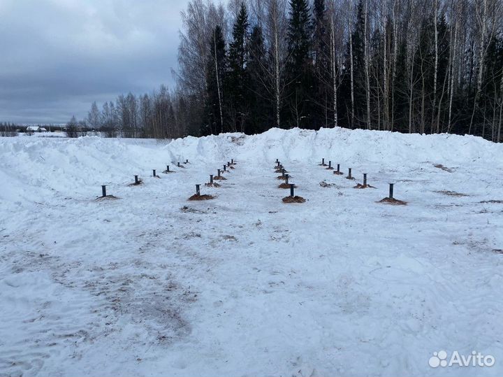Свайно винтовой фундамент / Фиксированная цена