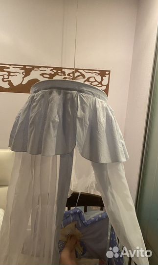 Балдахин и бортики в кроватку