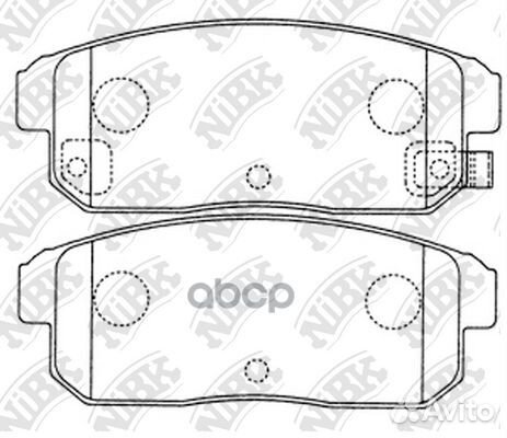 Колодки тормозные mazda RX8 2.6 03/suzuki igni