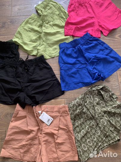 Шорты. Лён. Zara и Н&М