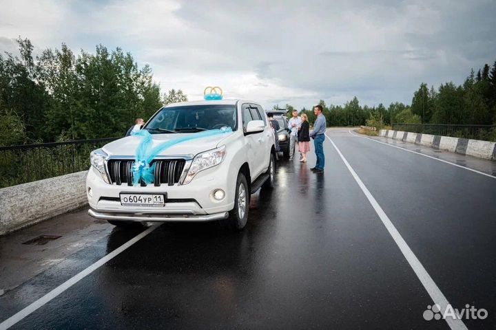 Украшения для машины на свадьбу