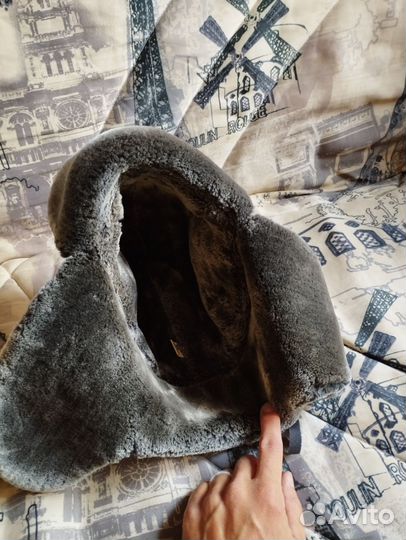 Шапка-ушанка мужская