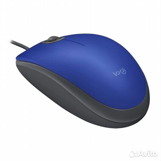 Мышь Logitech M110 Silent Blue синяя, оптическая