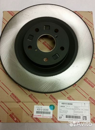 Диск тормозной передний Lexus GS300 RC300