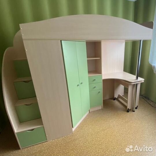 Кровать-чердак Теремок-1 Гранд