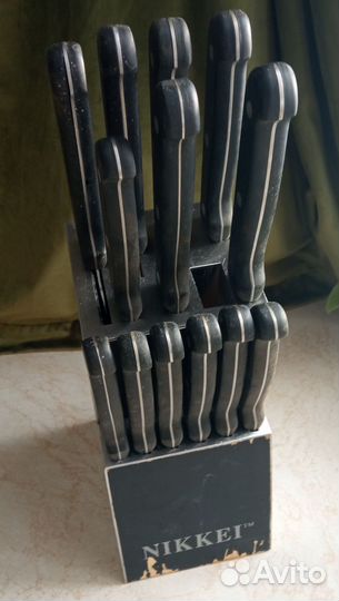 Набор кухонных ножей с подставкой Nickel PRO