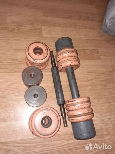 Гантели разборные