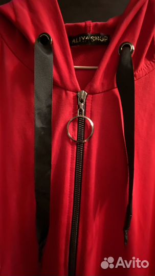 Худи длинное халат