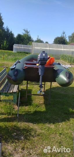 Лодка catfish + мотор yamaha 3