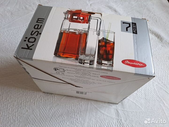 Графин и стаканы новый набор