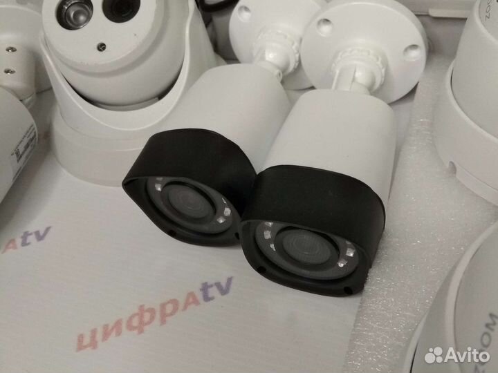 Комплект видеонаблюдения 23 Камеры IP/CVI/микрофон