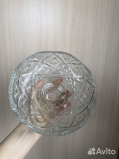 Хрустальная ваза