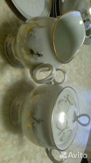 Сервиз чайный, кофейный, бокалы, турки