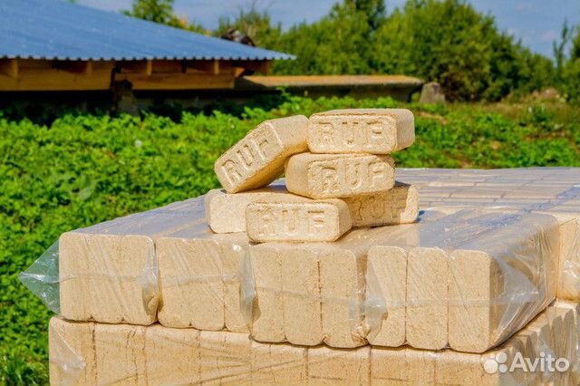Топливные брикеты RUF березовая пыль