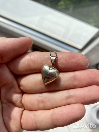 Серебряная подвеска + серьги