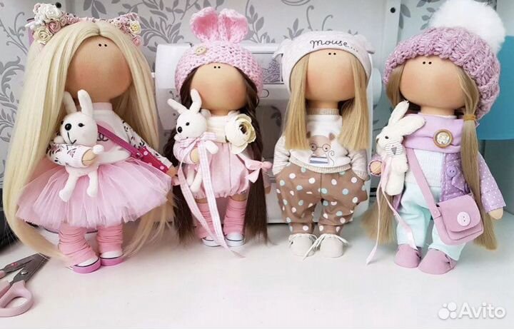 Интерьерная кукла ручной работы