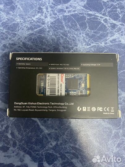 Ssd msata 128gb новый