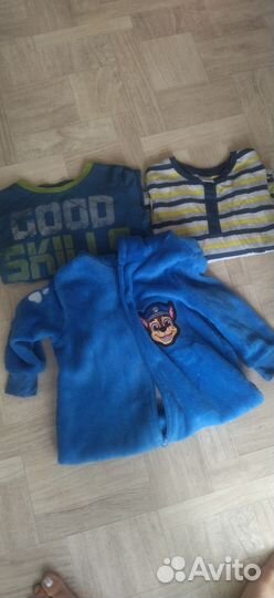 Коробка детских вещей на мальчика